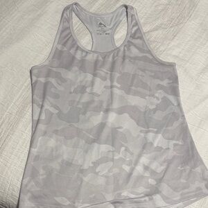 RBX Women's Light Gray Camo Tank Top